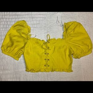 Brand new puff sleeve blouse